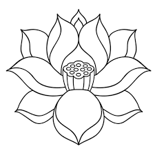 Une Magnifique Fleur De Lotus Symetrique C Est Le Theme De Ce Coloriage C Est Un Coloriage Facile Grace Dessin Fleur De Lotus Coloriage Fleur Dessin De Fleur