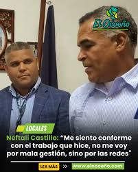 #Locales El exdirector del Hospital San José, Neftalí Castillo dijo que se  va con la frente en alto, reduciendo la deuda que encontró en el año 2020.  Expresó que nunca persiguió a nadie, sino a los ...