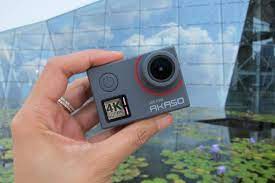 The camera screen shows 'connected'. Akaso V50 Elite Action Camera Review Is It A Worthy Gopro Alternative Adventure In You