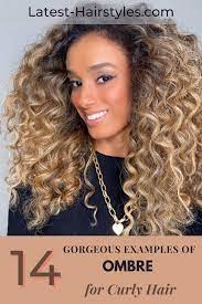 Ombre For Curly Hair 14 Gorgeous Examples In 2021 Ombre Curly Hair Curly Hair Styles Medium Ombre Hair