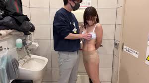 Private Video] Sex in a multipurpose toilet in a shopping building where  people come and go. Japanese amateur masturbation squirting massage blowjob  big breasts creampie couple watch online