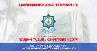 Terdapat lebih 5937 jawatan yang masih kosong dalam sektor kerajaan dan swasta yang sentiasa di kemaskini. Majlis Agama Islam Selangor Mais 02 Oktober 2017 Jawatan Kosong 2020