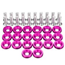 Xuchang jinbang hair products co., ltd. M6 Curved Side Beauty Washer 10pcs Anodized Aluminum Detail Dress Up Purple Industrial Scientific Washers Fundacioared Org