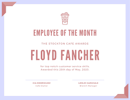 With an employee of the month certificate template from powerpoint, you'll start with a fully designed document ready for your information. Free Printable Employee Of The Month Certificate Templates Canva