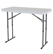 New Lifetime 4 Adjustable White Granite Folding Table Adjustable Height Table Folding Table Legs Folding Table