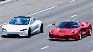May 19, 2021 · tested: Watch Tesla Roadster Race Ferrari Laferrari Simulated Video