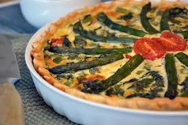 Spargelquiche Mit Tomaten Und Basilikum Allekochen Com Rezept Spargelquiche Rezeptideen Lebensmittel Essen