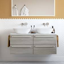 It features cabinets/drawers for plenty of concealed storage of crisp towels, cleaning supplies and more. Btl Morina 1200mm Wall Hung Vanity Unit Elm Grey Diftp1934