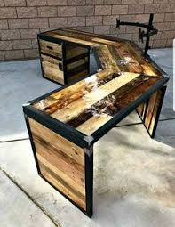 Industrial Reclaimed Wood Desk Reclaimed Wood Desk Industrial Style Desk Wooden Pallet Furniture
