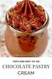 Simple Chocolate Pastry Cream Creme Patissiere Recipe Pastry Cream Creme Patissiere Chocolate Pastry