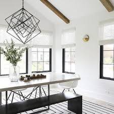 However, some unique dining room ceiling design ideas use wallpaper to add depth and pattern to the dining room interior. Vaulted Dining Room Ceiling Design Ideas