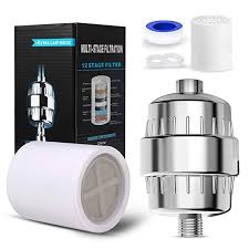Bransio 12 Stage Shower Filter Universal Shower Head Water Purifier A Hard Water Softener With Replacement Cartri Shower Filter Water Softener Water Purifier
