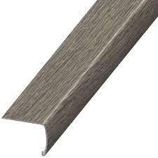 Beacon oak light vinyl flooring stair tread nosing 1.5 inch (2, 42 inch length) $100.00 $ 100. Home Decorators Collection Antique Brushed Oak 7 Mm Thick X 2 In Wide X 94 In Length Coordinating Vinyl Stair Nose Molding Ve 60019 The Home Depot
