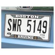 Nhl License Plate Frame Boston Bruins In 2021 License Plate Frames Plate Frames License Plate
