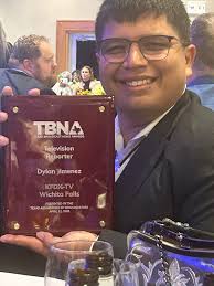 Congratulations to my step son Dylan! Went to Austin and was named Reporter  of the year!! So proud of him for this accomplishment!