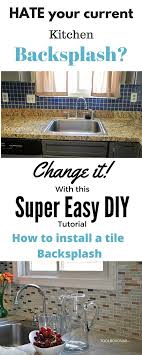How To Install A Kitchen Tile Backsplash The Easy Way Toolbox Divas Diy Backsplash Kitchen Tiles Backsplash Tile Backsplash
