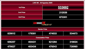 Keluaran Result Live Draw Hk 04 Agustus 2020 Di 2020 Tanggal 12 Agustus Periode