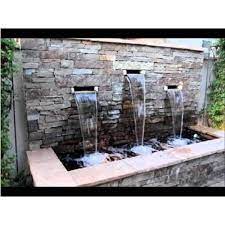 Attach the support with screws. Wall Waterfall Fountain Garden Waterfall Fountain Manufacturer From New Delhi