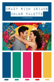 Crazy Rich Asians Color Palette Crazy Rich Asians Movie Color Palette Romantic Color Schemes