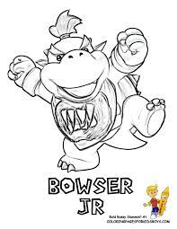King koopa , super mario , super mario bros. Koopalings Coloring Pages At Getdrawings Free Download Coloring Home