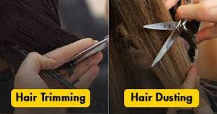 Some states and local mandates require customers to wear masks, so please check with your salon on their mask policy. Trimming Your Hair Is So 2016 Go For Hair Dusting If You Want Long Healthy Hair