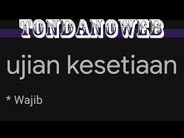 Itulah form ujian kepekaan lho yang sedang trending saat ini. Docs Google Com Ujian Kesetiaan Tondanoweb Com