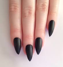 They can be bold or minimal, striking or classic, fun or dramatic. Matte Black Acrylic Nails Stiletto New Expression Nails