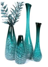 Teal Vases Decor Turquoise Vases Love Em Now That I Have My Own Place I M Redoing It In Muted Tones Of Gra Teal Vase Turquoise Vase Teal Living Rooms
