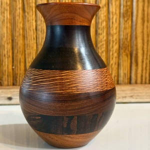 Vintage Lloyd Cheney Hand Turned Wood Vase - Signed & Dated - Etsy