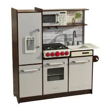 About kidkraft 50 years ago, kidkraft began with an idea to inspire imaginative play with toys and children's furniture. Kidkraft Ultimate Elite Play Kitchen With Ez Kraft Assembly Espresso Large Novocom Top