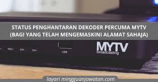 Penerima unit dekoder percuma dipilih dari kalangan 2 juta penerima terbawah dalam senarai bantuan rakyat 1malaysia (br1m) 2016 dan beralamat di bagaimanakah cara pemasangan dekoder mytv ini? Cara Permohonan Mytv Percuma