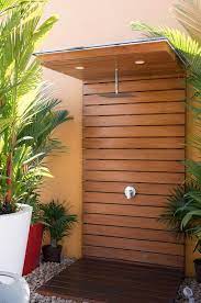 While most outdoor showers are associated with summer vacations spent at rambling beach cottages, their wood panels littered with sand and garnished with the most significant idea behind the house, says architect bill bensley of this master suite at thailand's four seasons koh samui, is that it is. 9 Outdoor Shower Floor Ideas For The Perfect Outdoor Refresh Homenish