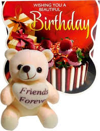 So, celebrate their presence in your life on their birthdays with the. Siddhi Gifts Birthday Gifts For Friends Birthday Greeting Card With Small Soft Cute Teddy Price In India Buy Siddhi Gifts Birthday Gifts For Friends Birthday Greeting Card With Small