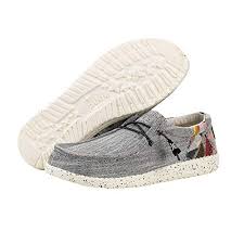 Find deals on products in mens shops on amazon. Hey Dude Men S Wally Funk Etno Grey Size 14 Pricepulse