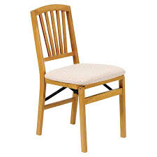 Classic Hardwood Slat Back Folding Chair Blush Fabric And Oak Walmart Com Upholstered Dining Chairs Solid Wood Dining Chairs Folding Chair