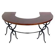 Elegant form with great function as well, with two drop leaves to provide more desk space when needed. Italian Horseshoe Shaped Desk At 1stdibs