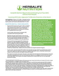 From seed to feed, herbalife formula 1 nutritious mixed soy protein drink, provides a good source of nutrients to support your daily activity. Herbalife Nutrition Reports Record Breaking Full Year 2019 Volume Point Results Business Wire
