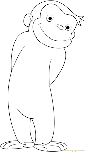 Maybe you would like to learn more about one of these? Curious George Smiling Coloring Page For Kids Free Curious George Printable Coloring Pages Online For Kids Coloringpages101 Com Coloring Pages For Kids