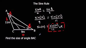 The Sine Rule Youtube
