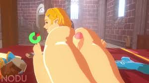 nodusfm, link, princess zelda, nintendo, the legend of zelda, the legend of  zelda: breath of the wild, animated, audible speech, english audio,  highres, sound, tagme, video, 1boy, 1girl, 3d, ass, ass focus,