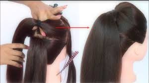 The best hairstyles for wavy hair. Easy And Simple Hairstyle For Medium Hair Straight Hair Latest Silky Hairstyle Special Eid 2018 Youtube