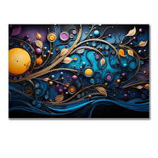 Tablou Canvas-Abstract Nature Flowers – The Print Studio