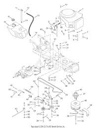 Ariens riding mower drive belt diagram. Ariens 936026 000101 Sierra 1540h 15hp Kohler Hydro 40 Deck Parts Diagram For Engine Fuel Tank Belt Drive