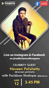 Bollyhungama On Twitter We Are Going Live On Bollywood Hungama S Instagram Facebook Simultaneously With Naveenpolishety Ifaridoon On 12th June At 5 45 Pm Do Join Us There And Keep Your Questions Bio your ultimate destination for exclusive updates on your favorite celebrities, films bollyhungama. twitter