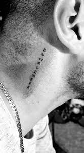Small Tattoo For Men Small Neck Tattoos Unique Small Tattoo Small Tattoos For Guys