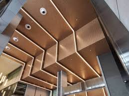 Drop ceiling or suspended aluminium ceiling installation and overview drop ceiling or suspended aluminium strips ceiling for roof in special wooden colour, for more videos please like, share, and. Aluminium Works Selangor Sun Louvers Contractor Kuala Lumpur Kl Metal Strip Ceiling Supplier Malaysia Cy Ceiling Renovation