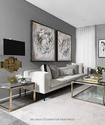 Circle Of Infinity Large Grey And Gold Abstract Painting Etsy Gold Living Room Silver Living Room Living Room Grey