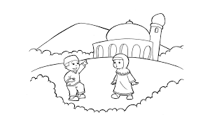 Gambar mewarnai anak latihan berpuasa ramadhan anak motivational. Sketsa Gambar Mewarnai Tema Ramadhan Mewarnai Gambar