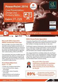 Mos Microsoft Office Specialist Exam 77 729 Training Microsoft Office Interactive Powerpoint Exam