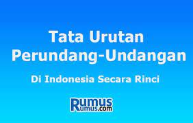 1)pengertian peraturan perundang undangan 2)prinsip2 dalam hierarki peraturan perundang undangan 3)tata urutan perundang undanganan di indonesia 4)proses pembuatan peraturan perundang undangan 5)contoh2 penerapan peraturan perundang undangan dlm kehidupan sehari hari maaf,saya cuma bisa bantu 5 soal aja :p Tata Urutan Perundang Undangan Di Indonesia Secara Rinci